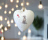 Weimaraner Ceramic Heart Bauble